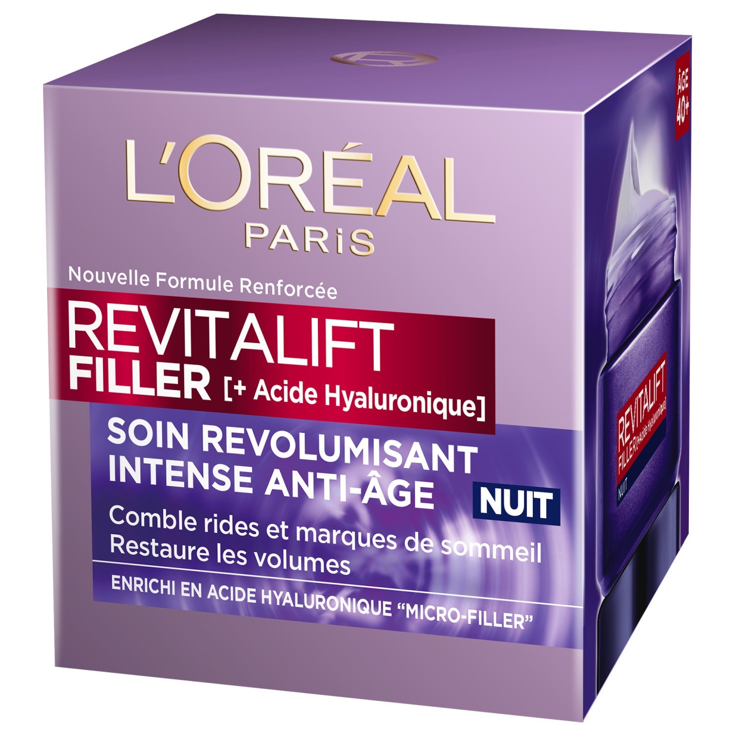 L’Oréal Paris Filler Soin Nuit Revolumisant Anti-rides