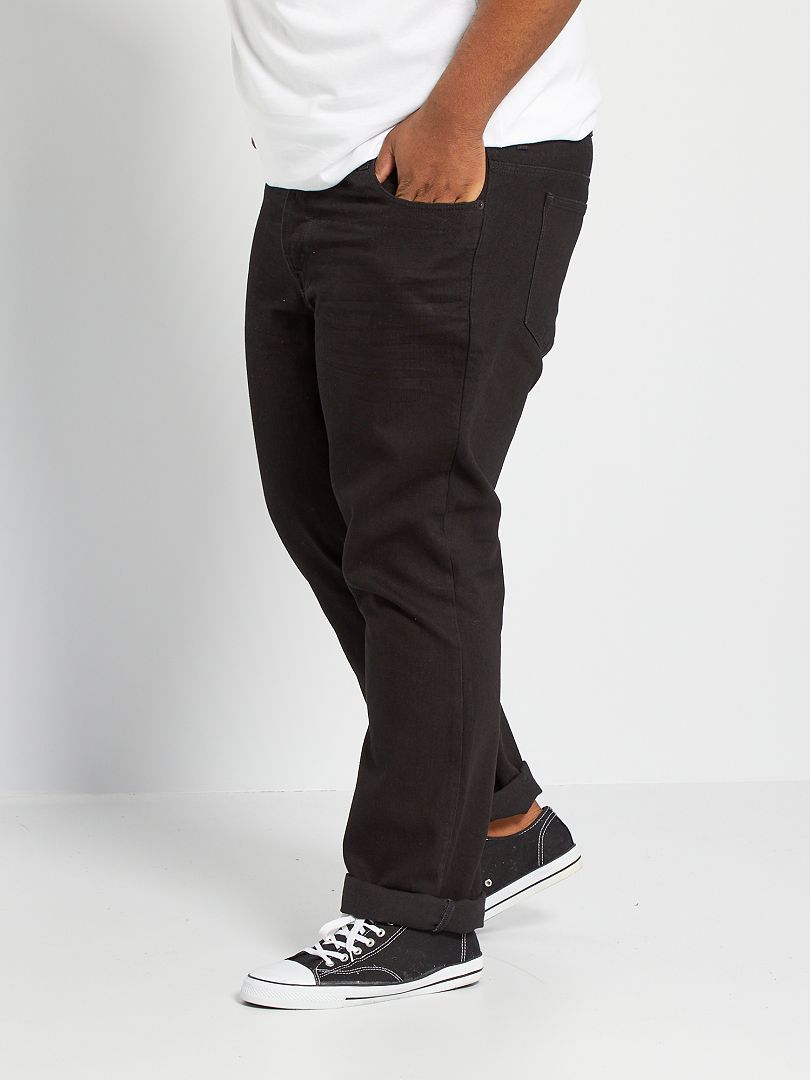 Pantalones vaqueros de algodón puro - NEGRO