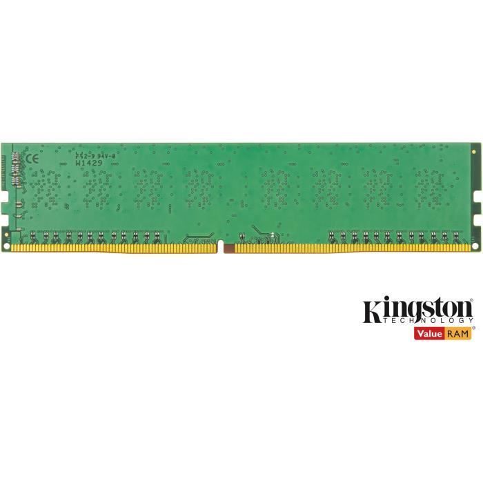 KINGSTON - Mémoire PC RAM DDR4 - ValueRam - 8Go (1x8Go) - 2400MHz - CAS17 (KVR24N17S8/8)