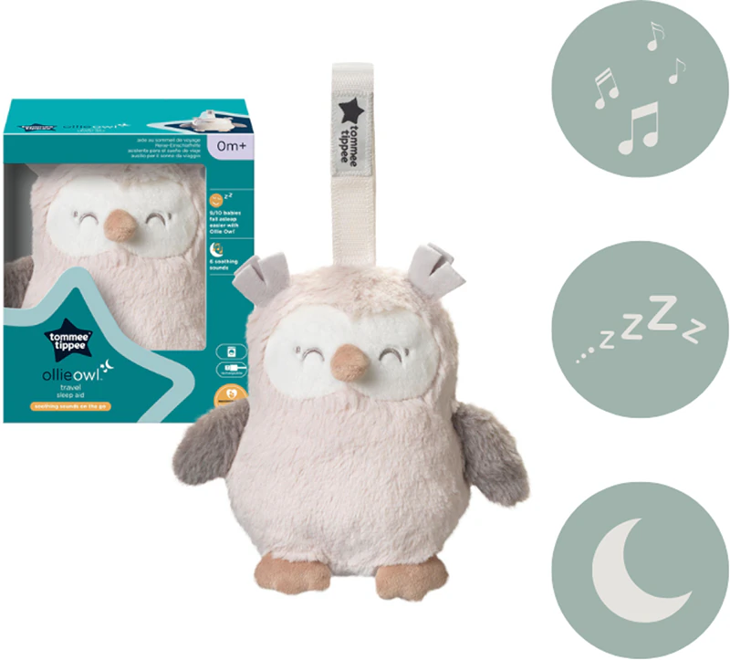 Tommee Tippee Grofriend Ollie de Uil Hangend Speelgoed met Melody-contrast