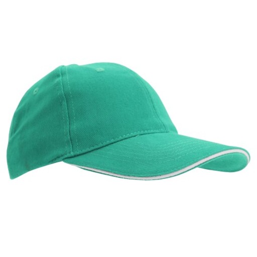 Boné Gorra Unisex de 6 painéis Buffalo Sols (Turquesa/Branco)