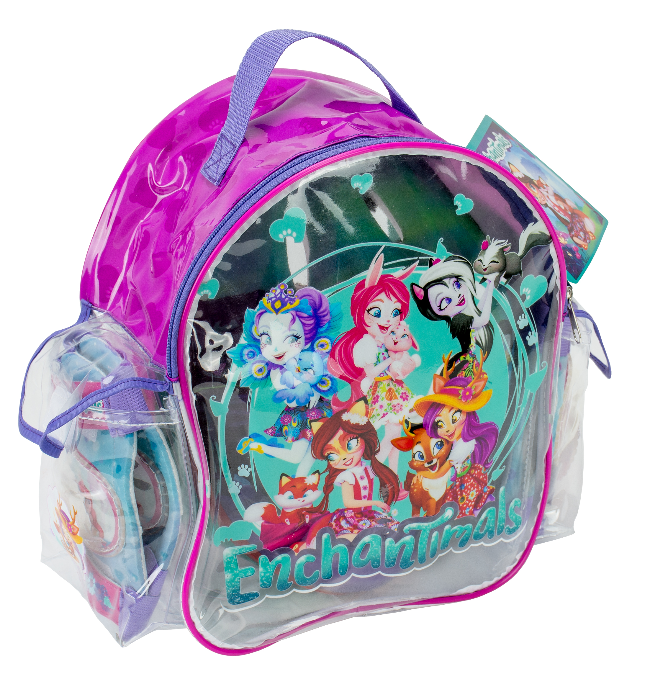 Enchantimals Rucksack, Helm und Schutzausrüstung