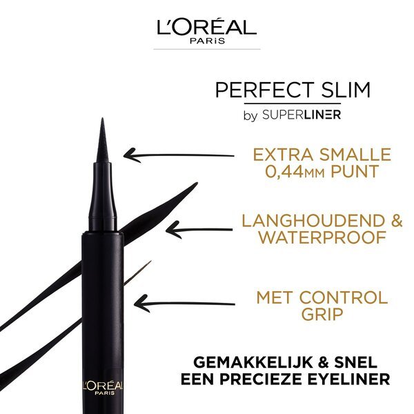 Črtalo za oči L'Oréal Paris Superliner Perfect Slim rjavo