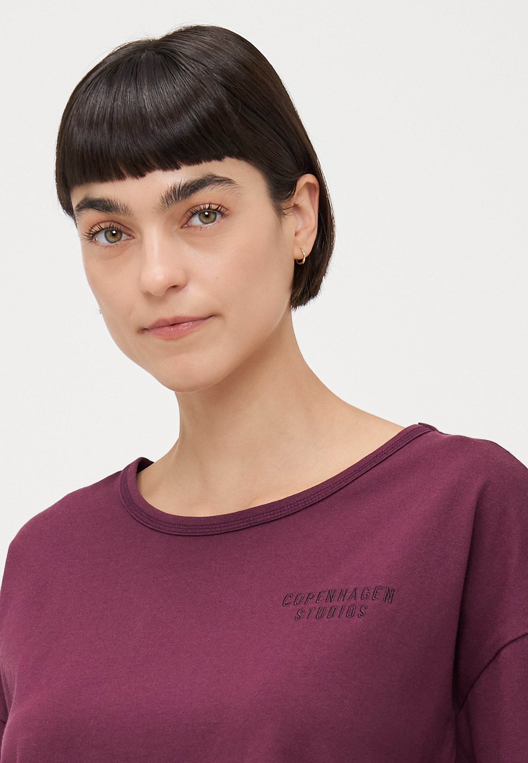 Copenhagen Studios pyjamatop - donkerrood