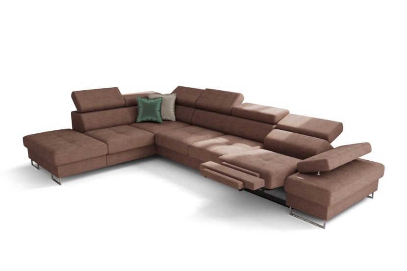 NAROŻNIK GALAXY RELAX 225X350 z funkcją spania i pojemnikiem