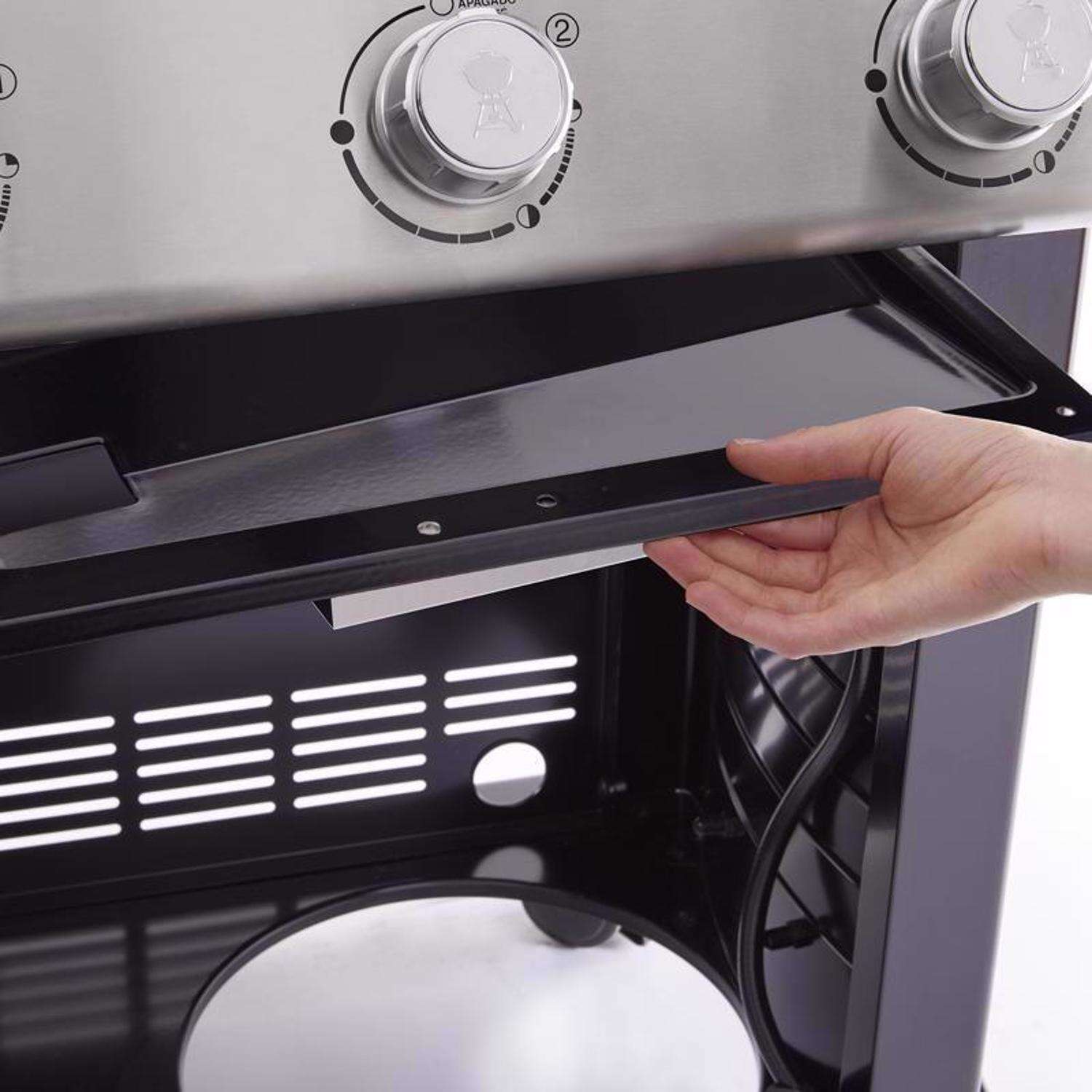 Weber Spirit S-315 3 égős folyékony propán grill rozsdamentes acélból