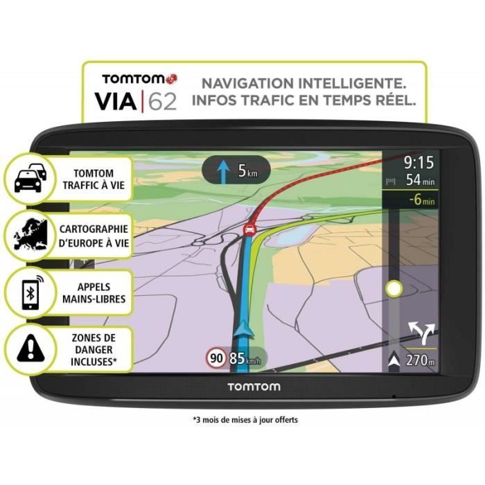 TOMTOM car GPS - VIA 62 • GPS