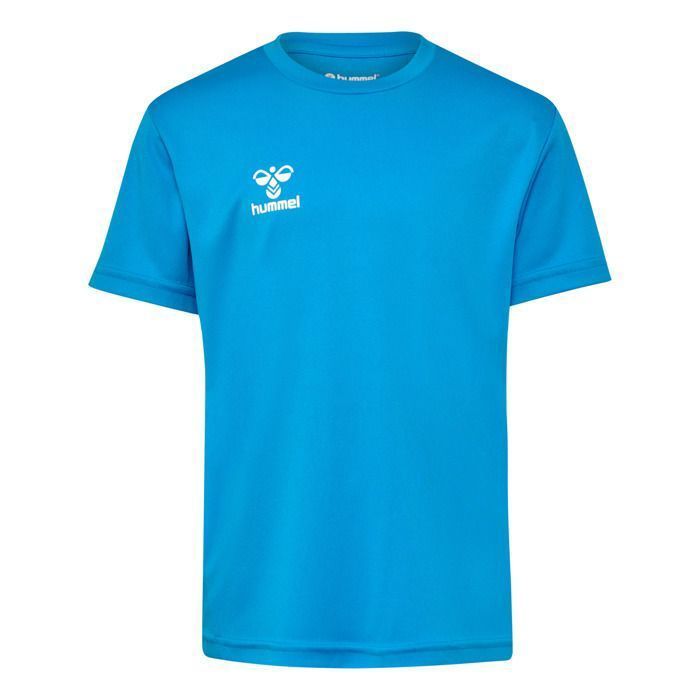 Conjunto infantil de camisa e shorts com logo da Hummel