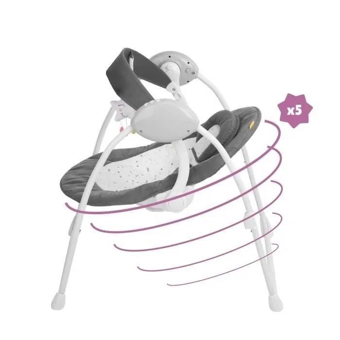 Silla alta Badabulle Compact'Up, plegable ultracompacta, cómoda, multiposición, color caramelo + kit de cuidado de estropajo GRATIS