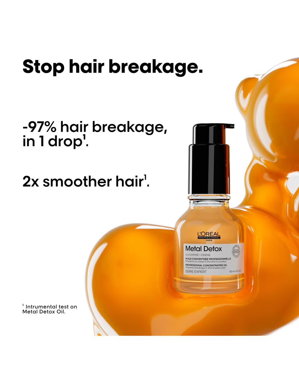 L'OREAL PROFESSIONNEL Λάδι Αποτοξίνωσης Μετάλλων για ταλαιπωρημένα και εύθραυστα μαλλιά
