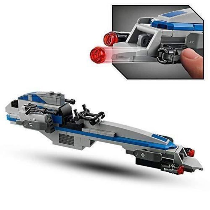 LEGO - 75280 Star Wars Set de jeu Les Clone troopers de la 501ème légion et marcheur AT-RT