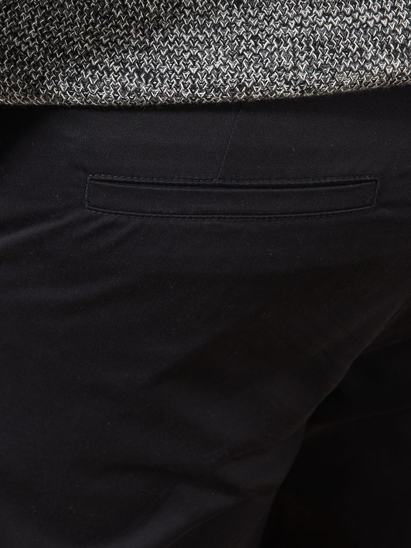 Slim fit chino broek maat L32 - Zwart