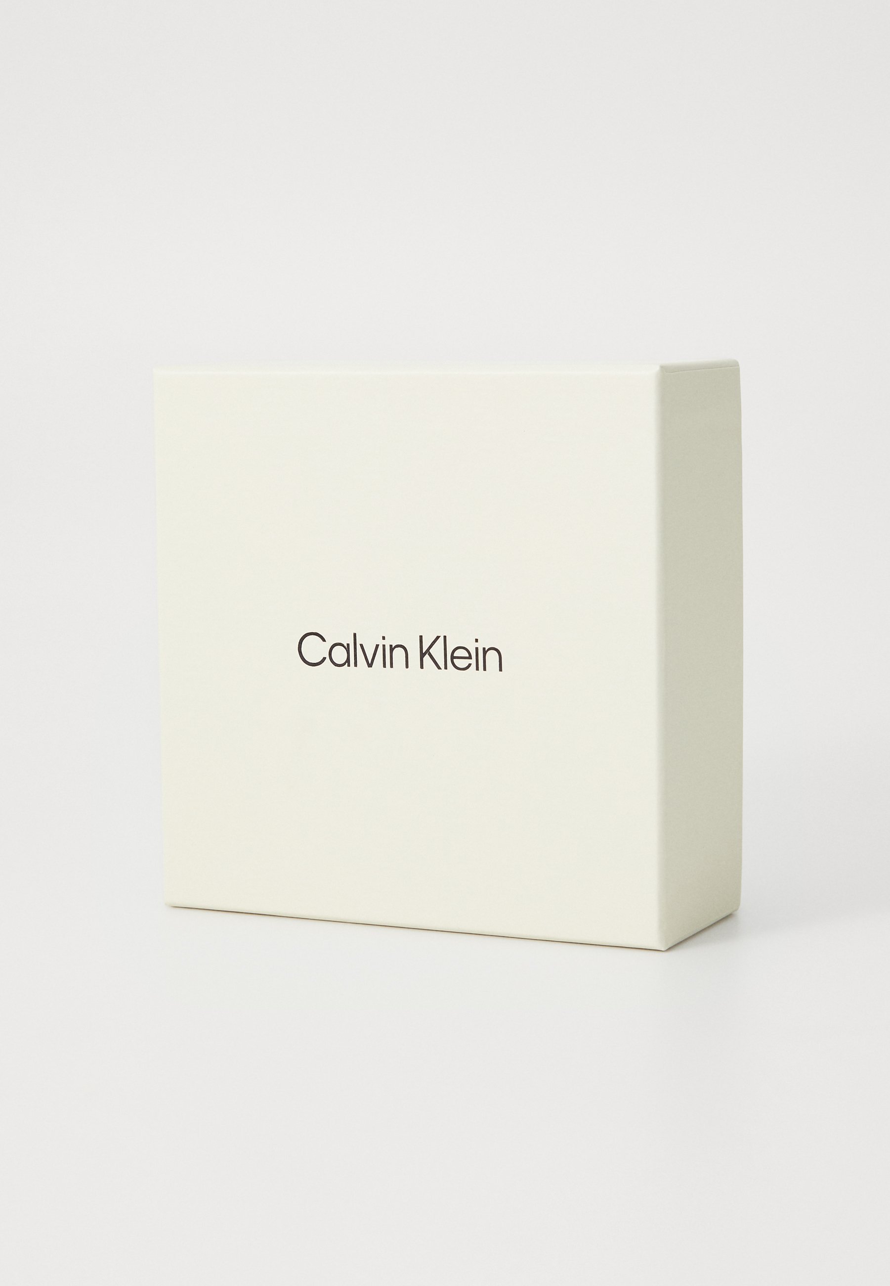 Calvin Klein BUCKLE TUMBLED - Riem - zwart/antiek zilverkleurig