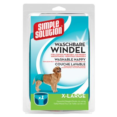 Waschbare Hundewindel von Simple Solution – für Hündinnen