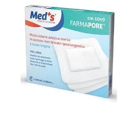 FARMAC-ZABBAN Med's Farmapore steriele zelfklevende pleister met patch 6x9 cm 5 stuks