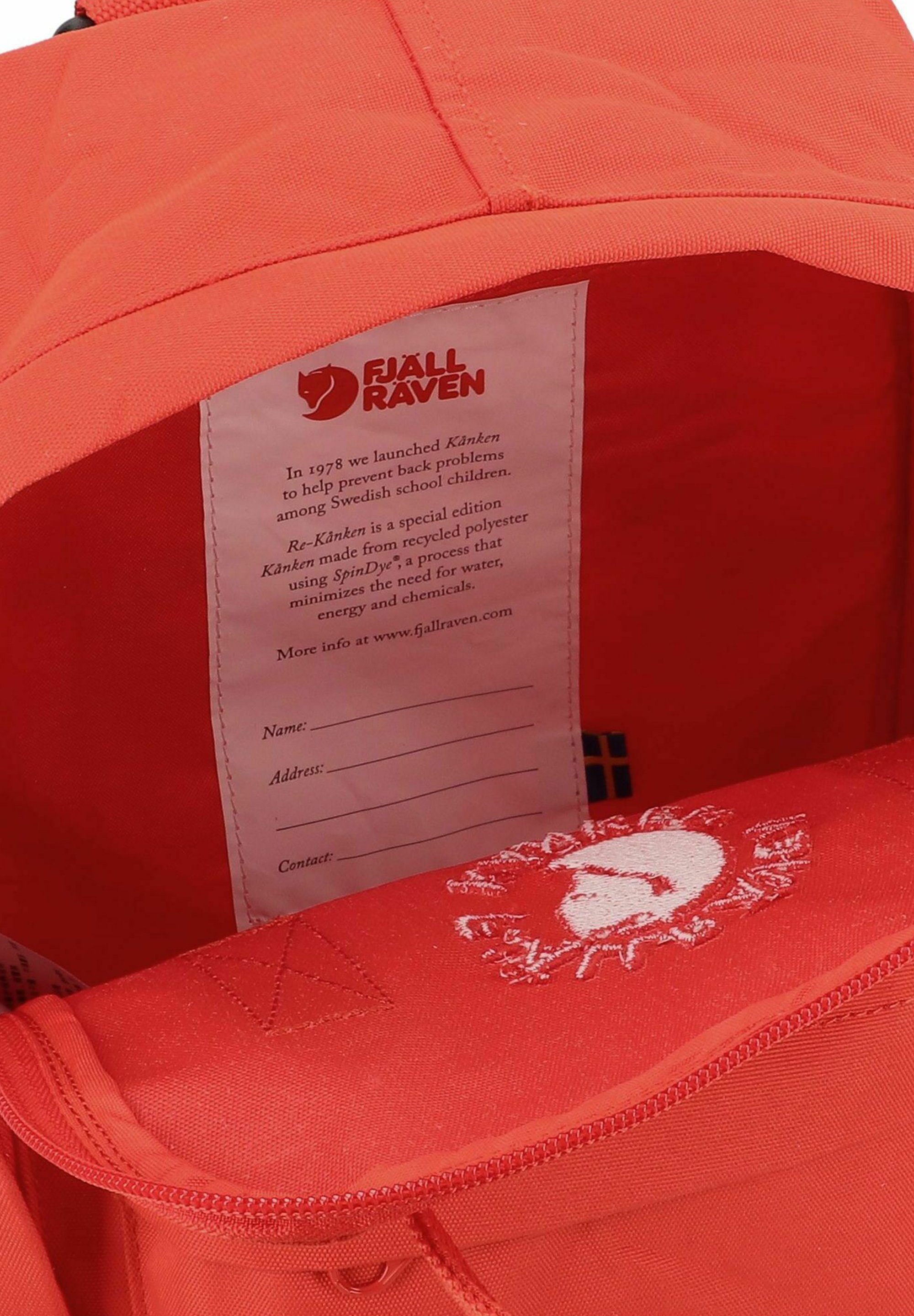 Fjällräven RE-KÅNKEN MINI - Plecak - płomienny pomarańcz