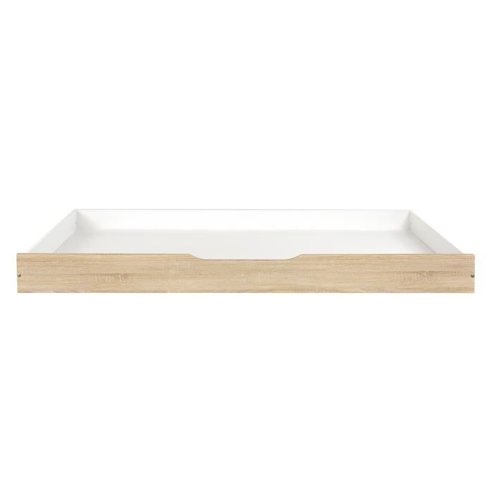 Cajón OP. BL/SO L200 - Moderno L:199 H:18 D:93 - Decoración de madera blanca - TEOTEA -
