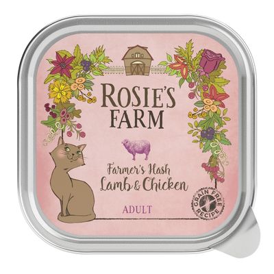 Hachis fermier pour adultes de Rosie's Farm avec agneau et poulet