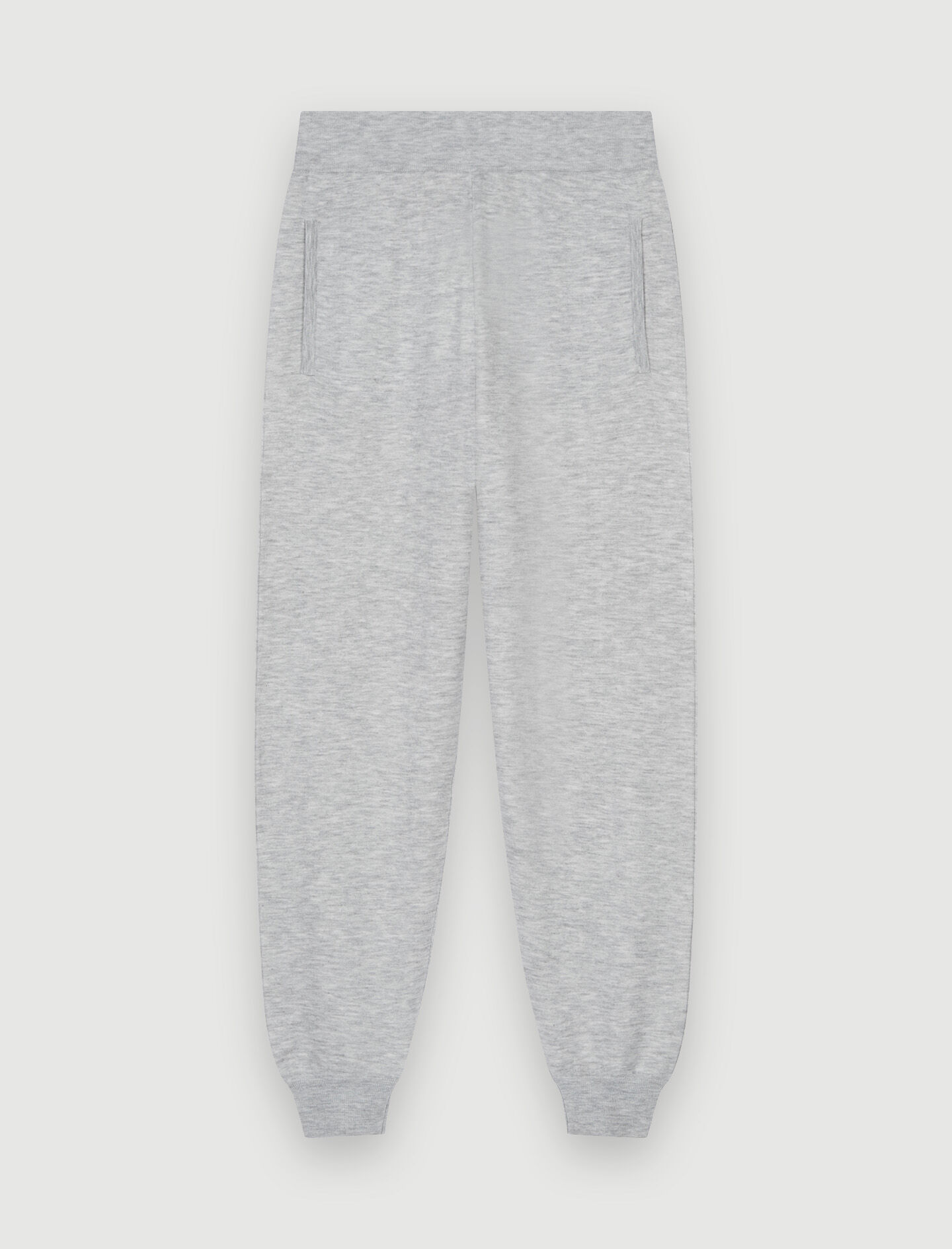 Pantaloni de trening din fleece melanj - Gri