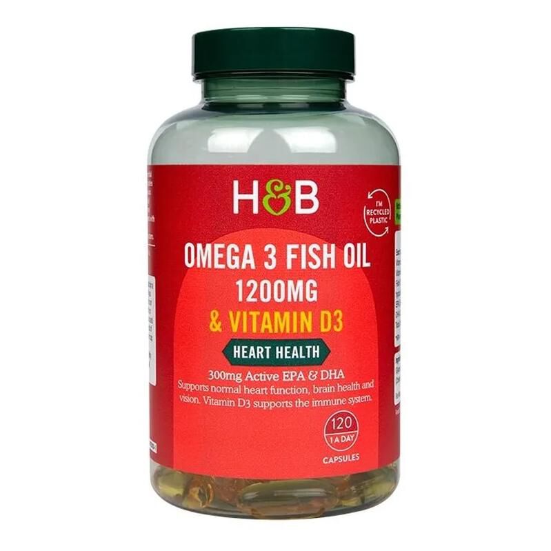 Holland & Barrett Omega 3 riblje ulje 1200 mg i vitamin D3