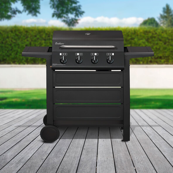 San Diego EVO 4 gassgrill, inkludert værbestandig trekk