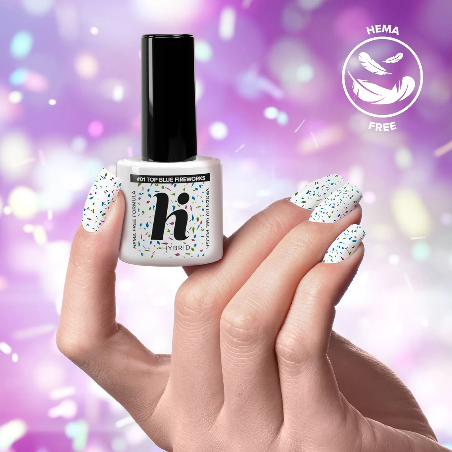 Base & Top Coat Top No Wipe Fireworks - Top Coat