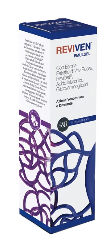 S&R PHARMACEUTICALS Reviven Emulgel Émulsion tonifiante pour les pieds 150 ml