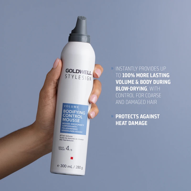 Goldwell StyleSign Bodifying Control Mousse matu putas papildu apjomam