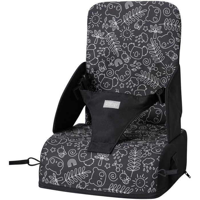NUBY Panda Kinderstoelverhoger - Opvouwbaar - Schuim - Waterdicht - Vanaf 6 maanden