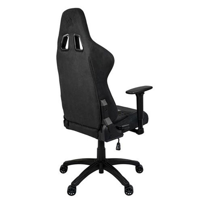 Sedia da gaming - CORSAIR - TC100 Relaxed Fabric - Grigio/Nero - Tessuto morbido - Braccioli 2D