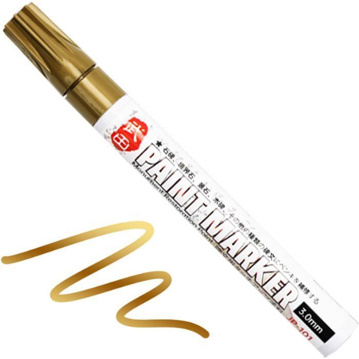 Stylos acryliques pour peindre des pierres,des pierres tombales-Résistant aux intempéries-Marqueur permanent-Séchage