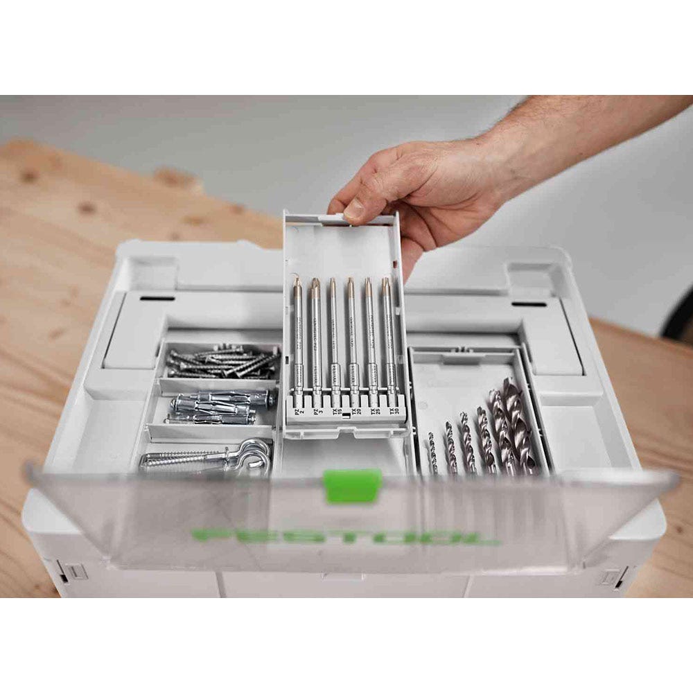 FESTOOL Systainer3 SYS 1.5 μεσαίο 137 mm x 396 mm με κάλυμμα 577346