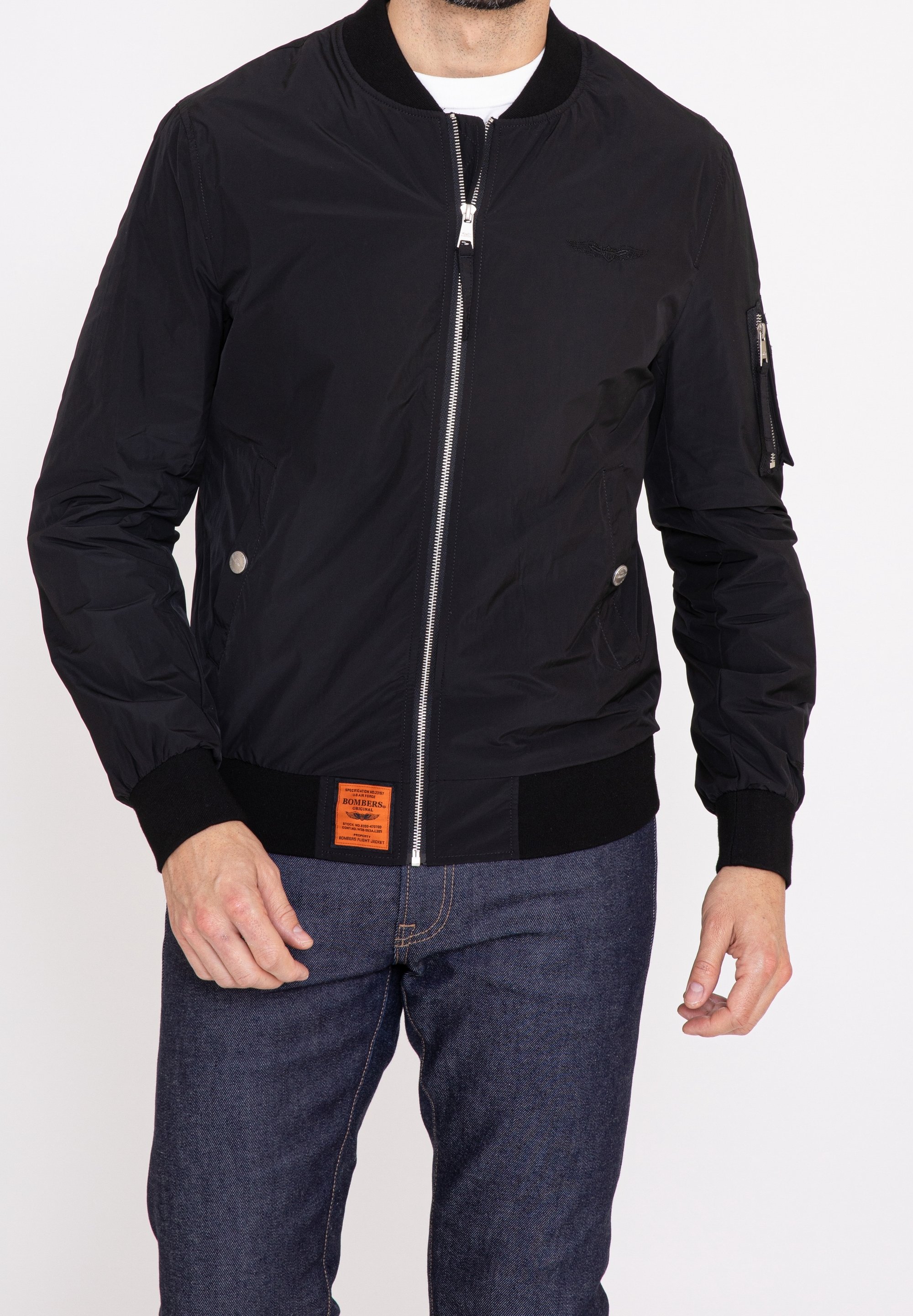 Blouson bomber - noir