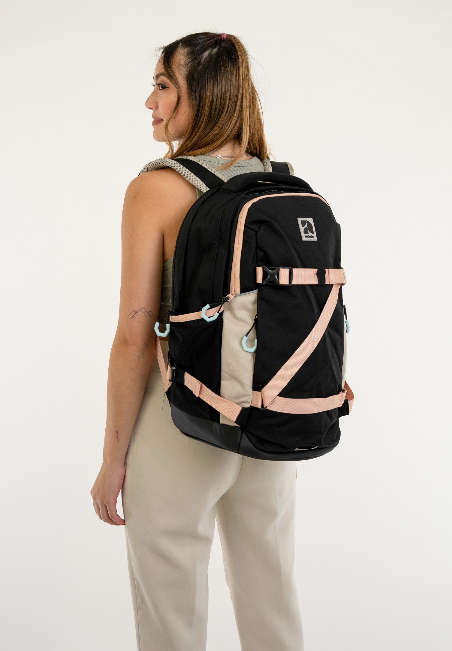 audetic COSMO - Sac d'école - noir/rose