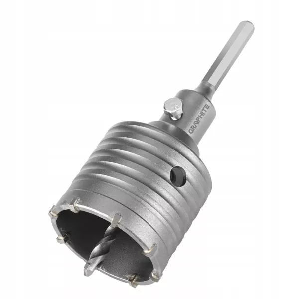 Otwornica widiowa koronka 65mm z adapterem HEX oraz wiertłem pilotującym