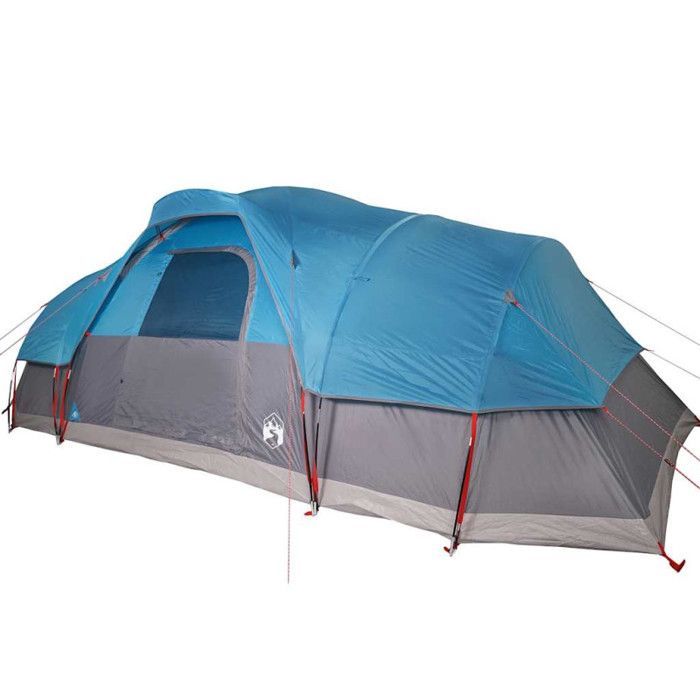Tenda a cupola vidaXL per 11 persone, blu, impermeabile, tenda da giardino, riparo per esterni, tenda da campeggio, riparo 94567