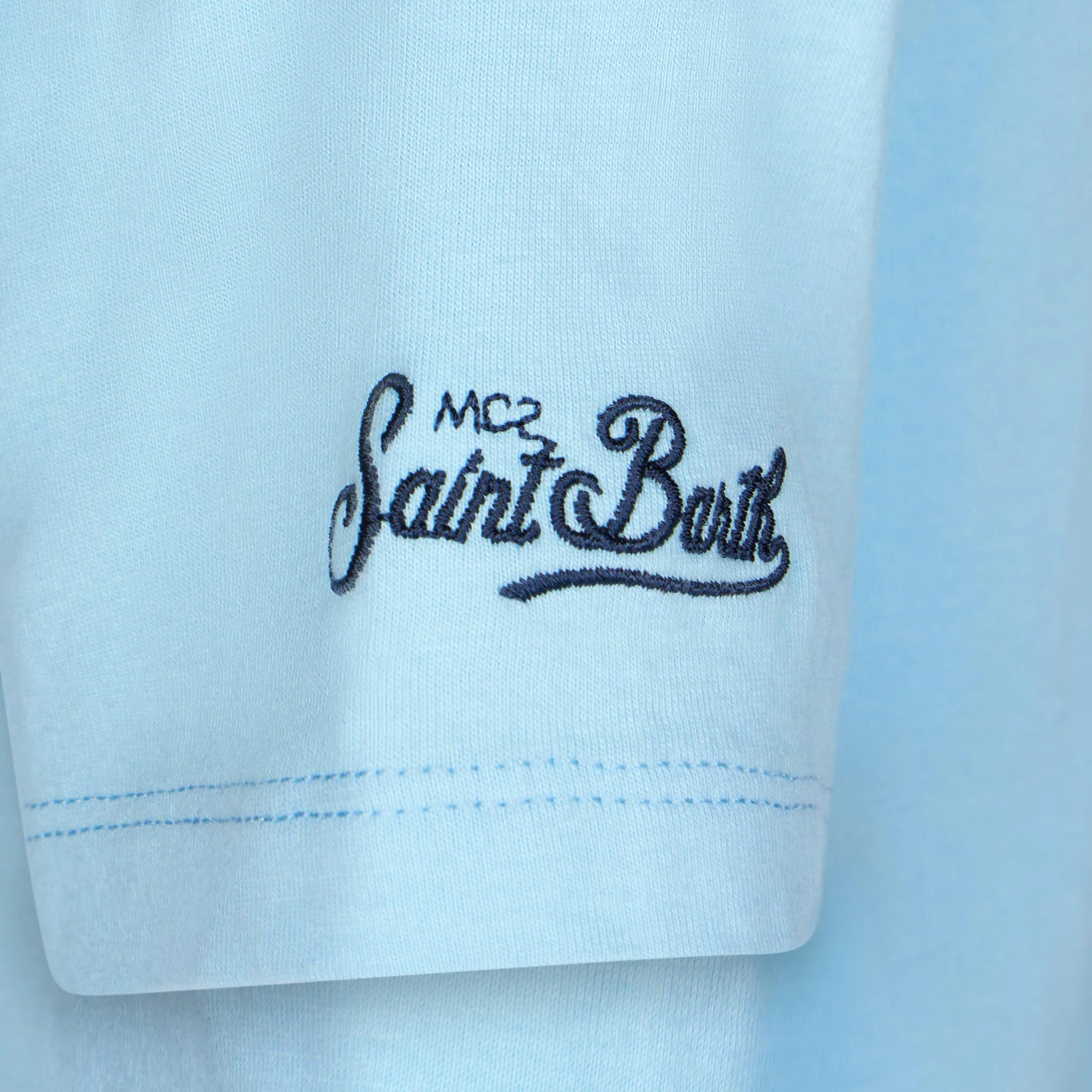 T-shirt da bambino in cotone con stampa Vespa Mykonos | EDIZIONE SPECI