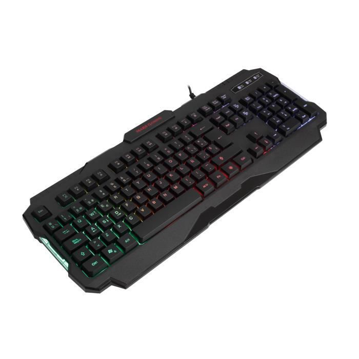 Clavier - Mars Gaming - MRK0 - Antighosting - RGB Rainbow - Filaire Français