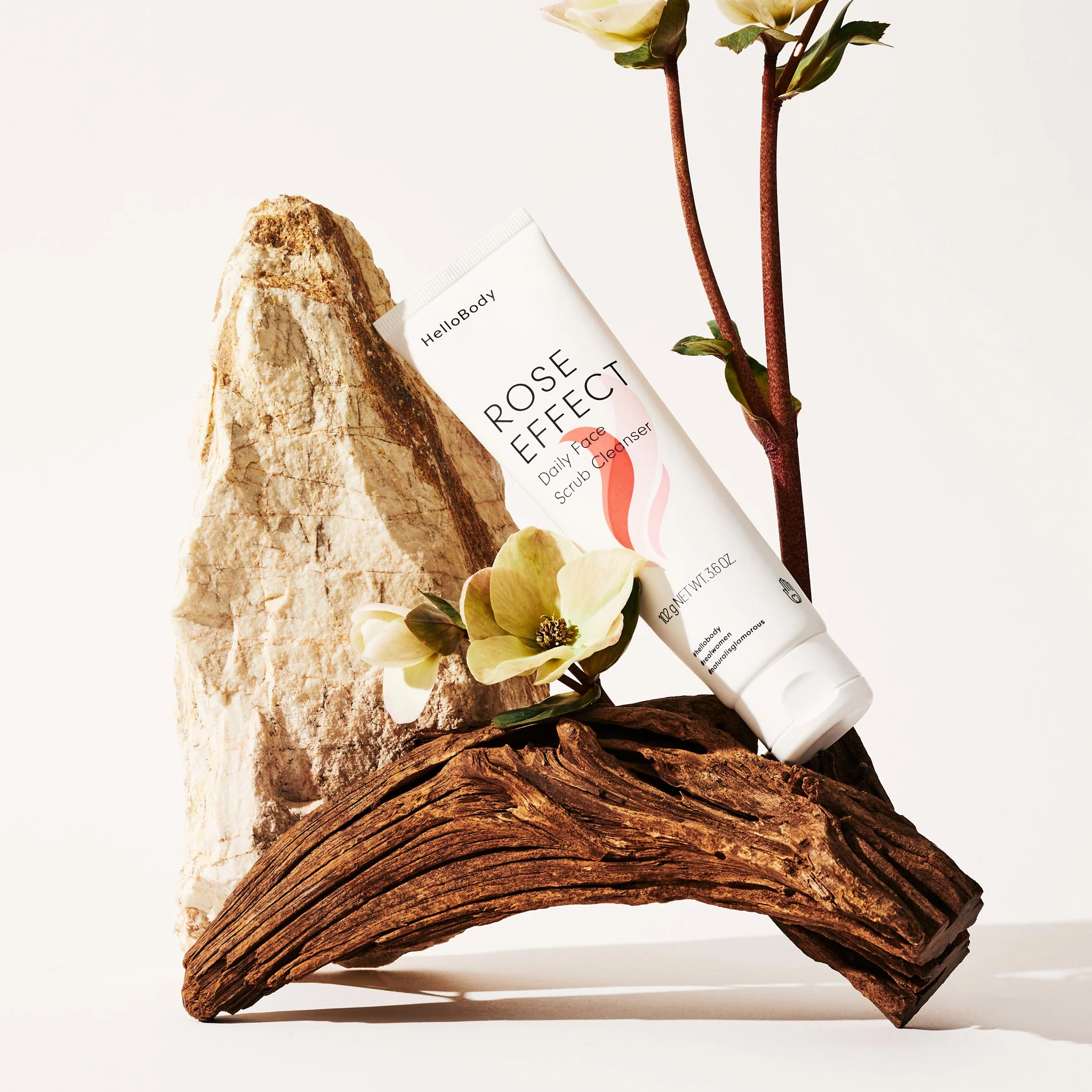 Rose Rose Effect - Crema detergente viso, Esfoliante viso