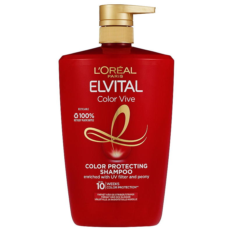 L'Oreal Elvital Color-Vive Schampo 1L