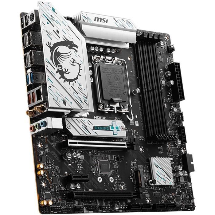 Carte mère - MSI - B760M GAMING PLUS WIFI Intel B760 LGA 1700 micro ATX