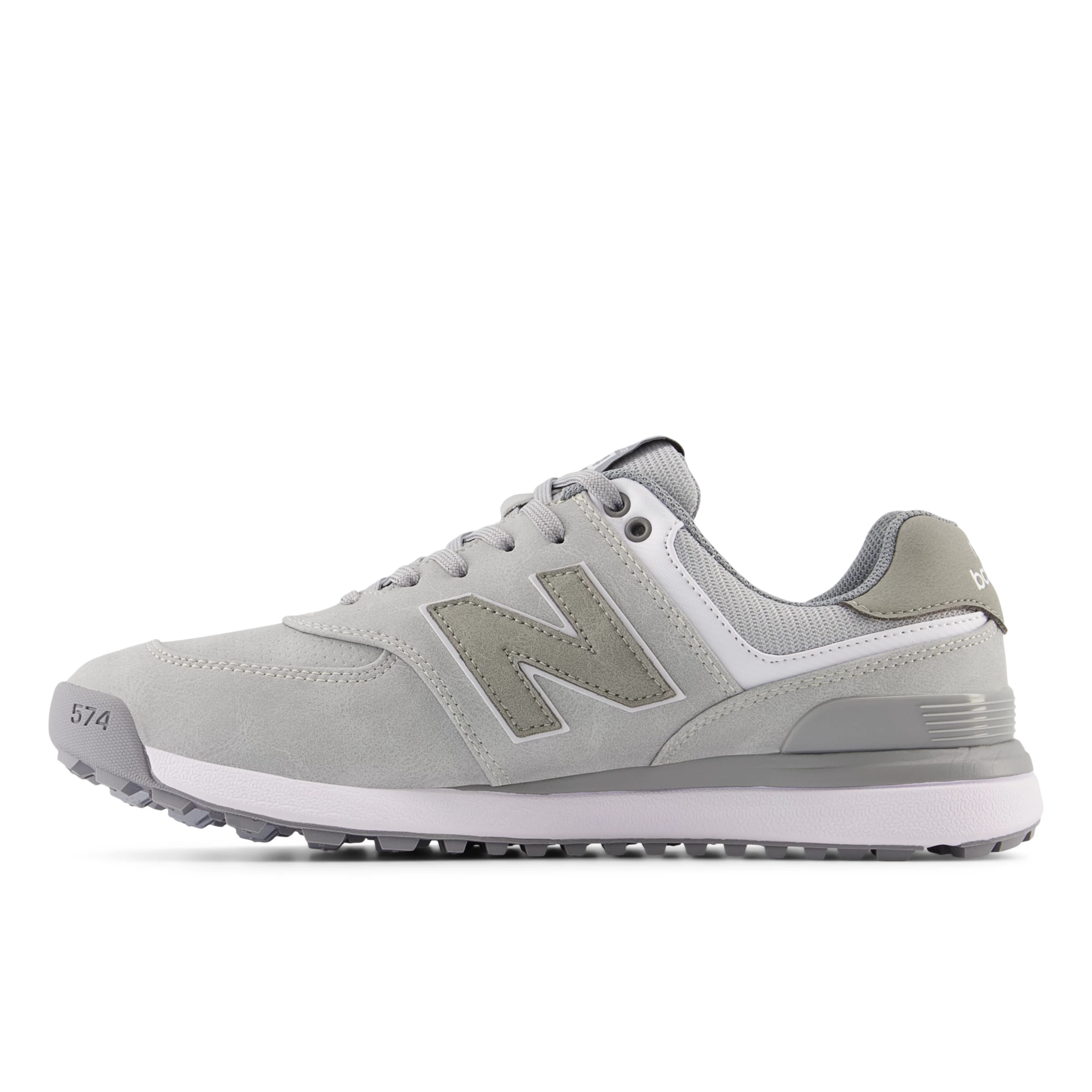 574 Greens v2 Golf Shoes Light Grey with Grey