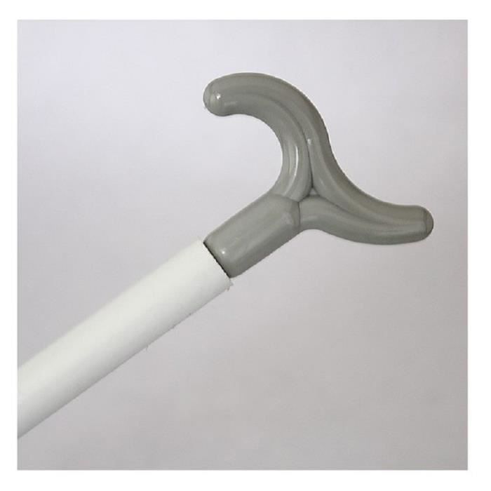 Volet roulant manuel à tirage pour porte L100 x H220 cm PVC -Coloris Blanc -