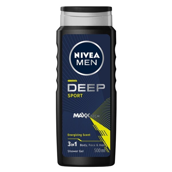 NIVEA Men Deep Sport 3 u 1 gel za tuširanje<br>500 ml