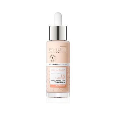 Eveline Serum Shot 5 % kofeiinia sisältävä kasvoseerumi turvotusta ja tummia silmänalusia vähentämään 30 ml 30 ml