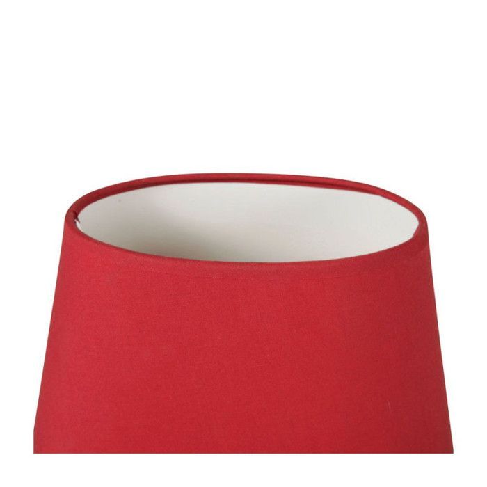 Lampenkap - Ovaal - Rood - Voor lamp - Voet 20,5 cm - E14 fitting