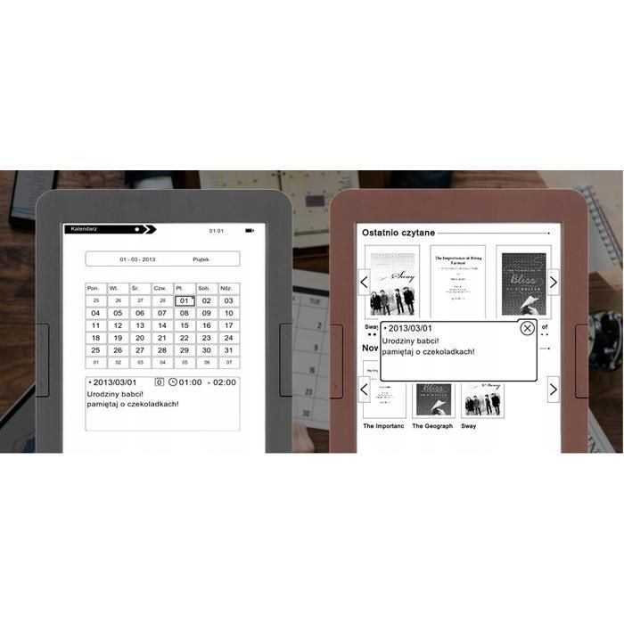 Bemi Cognita+ 6” E-Ink Carta 212 PPI Reader – 4 GB, 32 GB MicroSD, 7 weken batterijduur, geïntegreerde beschermhoes, Adobe DRM