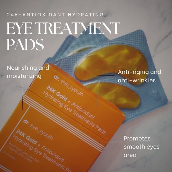 Dr. Eve_Ryouth 24K Gold Feuchtigkeitsspendende Augenpads