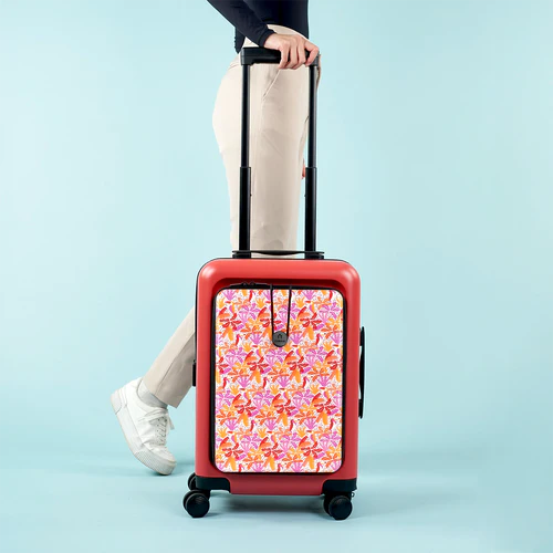 Cabaia Valise rigide 4 roues LHR Pochette CPH orange