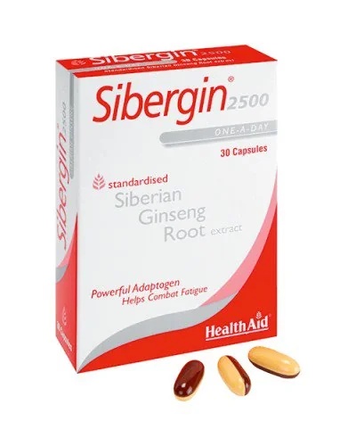 HEALTH AID Sibergin 2500 Blister El 30 capsules Energiegevend voedingssupplement